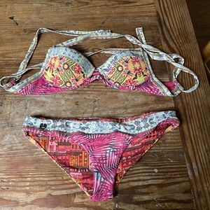 Del Maar Maaji Bikini Reversible Bottom Pink M